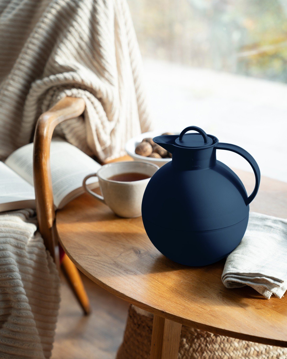 Termos kula KUGEL dark blue mat 0,94l - Alfi