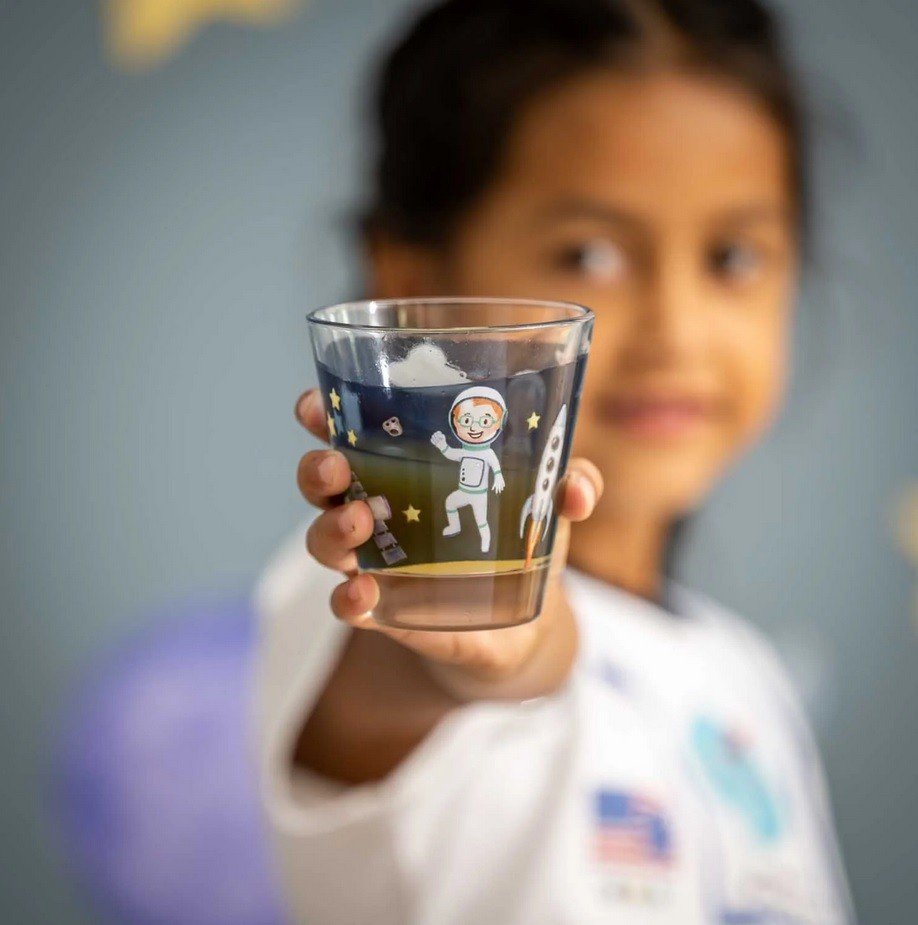 Szklanka 215ml kosmos BAMBINI AVVENTURA - Leonardo