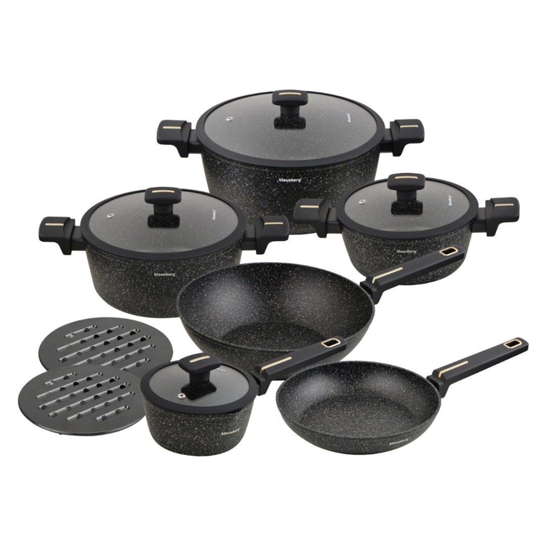 ZESTAW 12 ELEM. GARNKÓW MARMURKOWYCH KLAUSBERG KB-7968