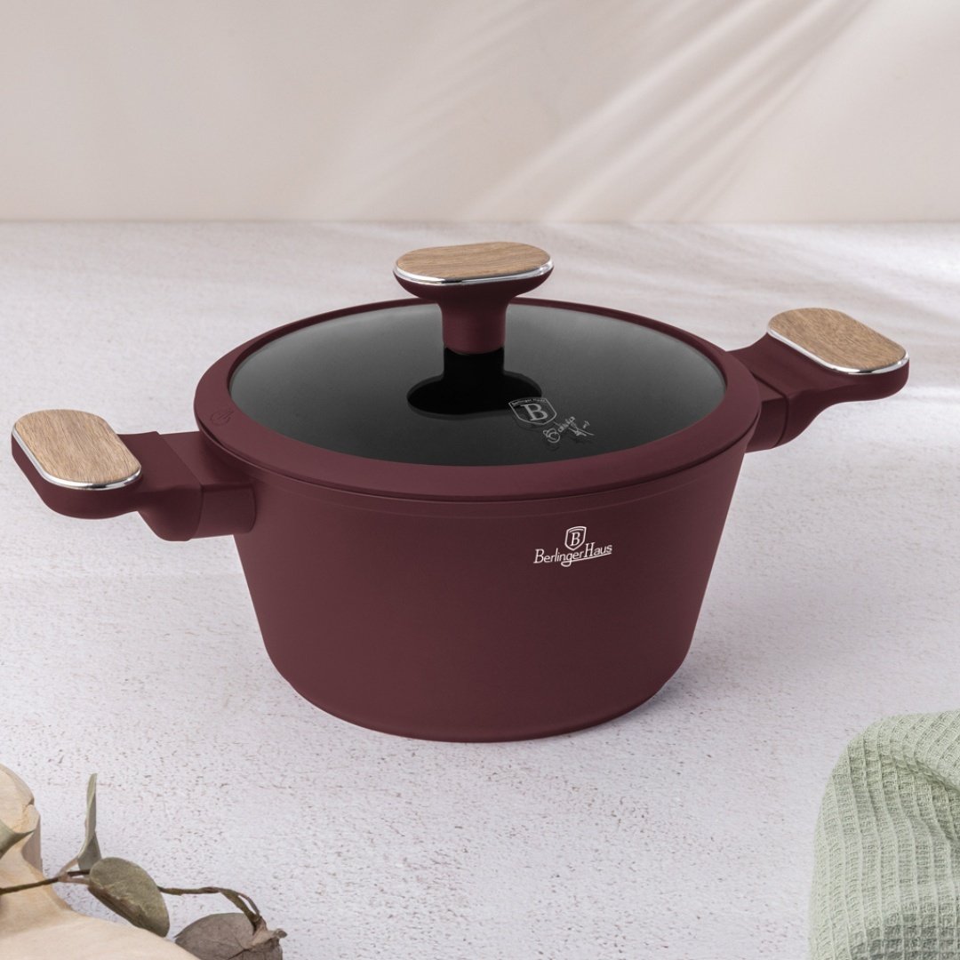 Garnek z pokrywką 20cm BerlingerHaus Leonardo Nordic BH-8300