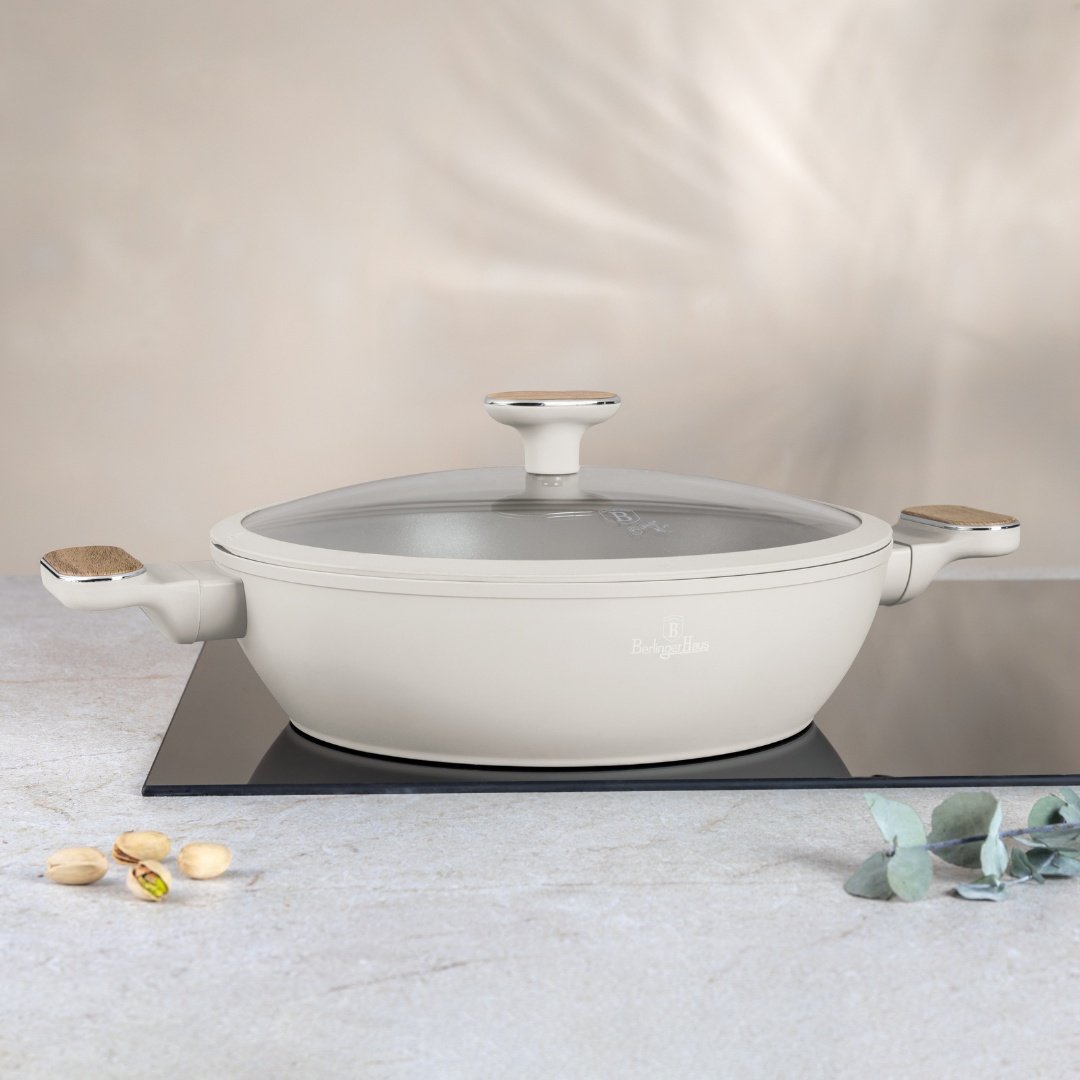 Garnek płytki 3,8 L 28cm Berlinger Haus BH-8318 Sahara Nordic Collection