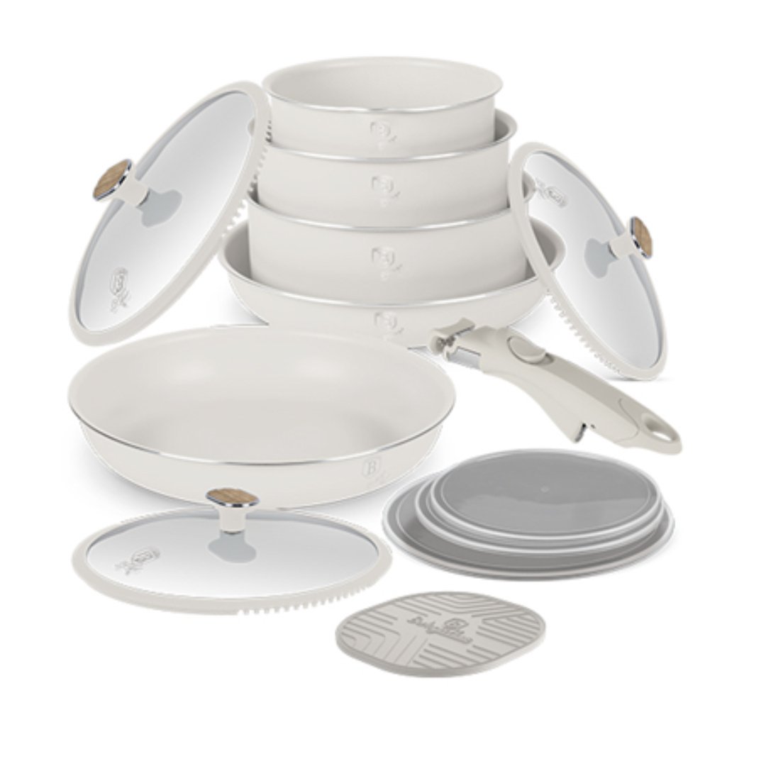 Zestaw garnków 13el. z odpinaną rączką BerlingerHaus Sahara Nordic Collection BH-8420