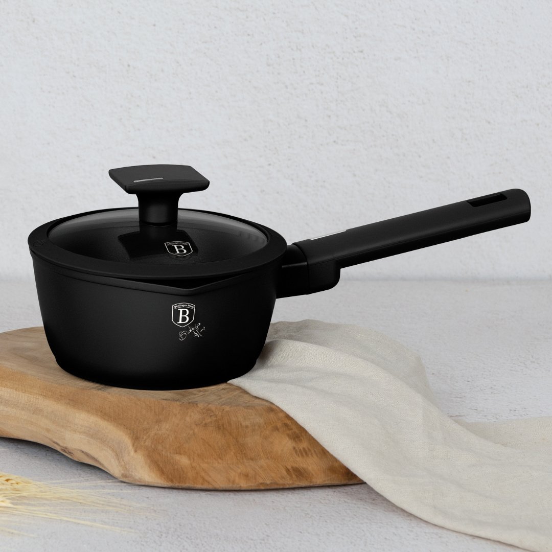 Rondel z pokrywką 16 cm BerlingerHaus BH-8175 Matte Black