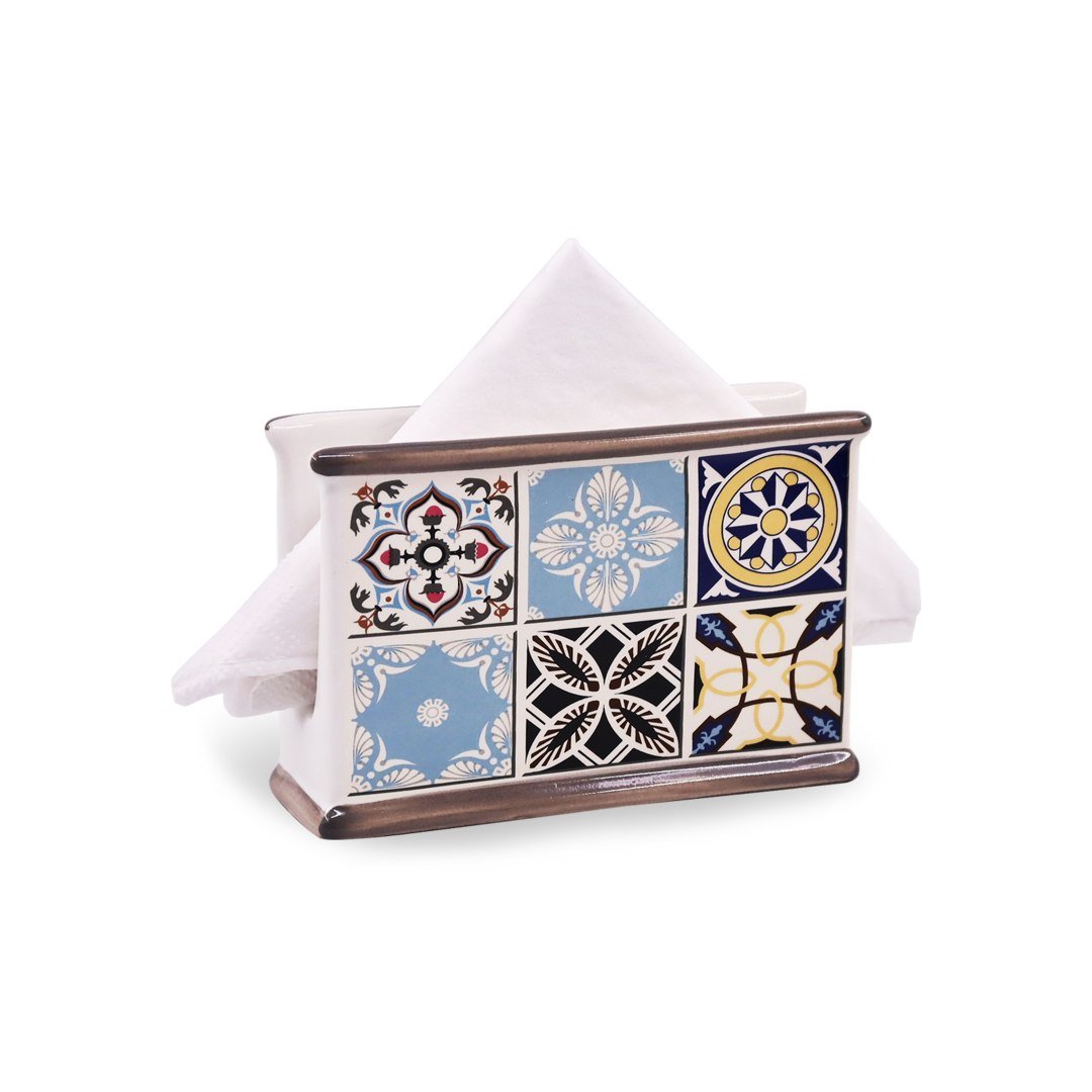 CERAMICZNY SERWETNIK STOJAK NA SERWETKI MAESTRO HOLIDAY IN PORTO MR-20005-44