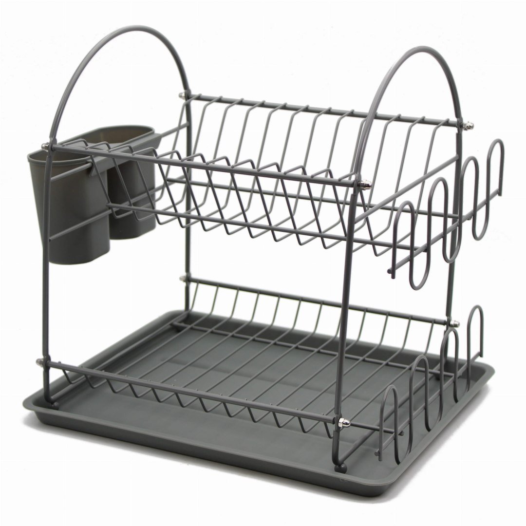 SUSZARKA DO NACZYŃ 32 X 32 X 26CM BRUNBESTE BB-3565 SZARA