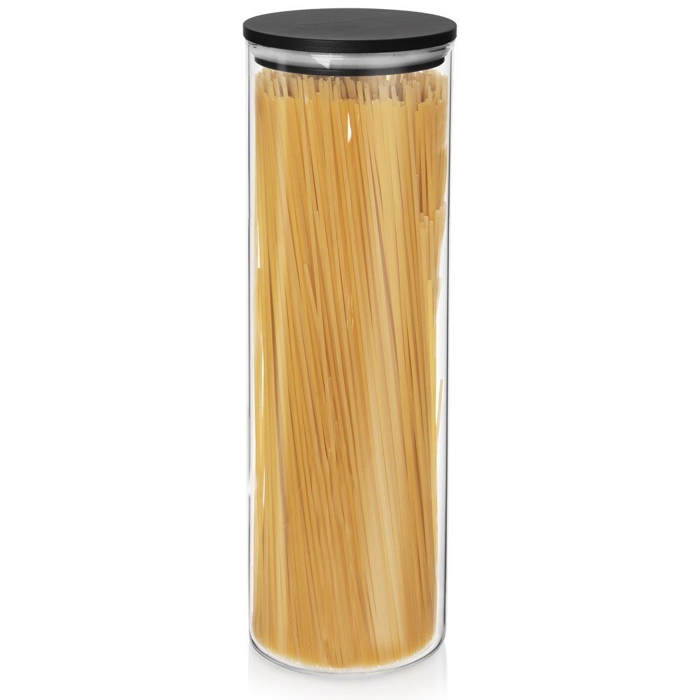 Pojemnik szklany na produkty sypkie suche z pokrywką i uszczelką 1.5L ORION 127581