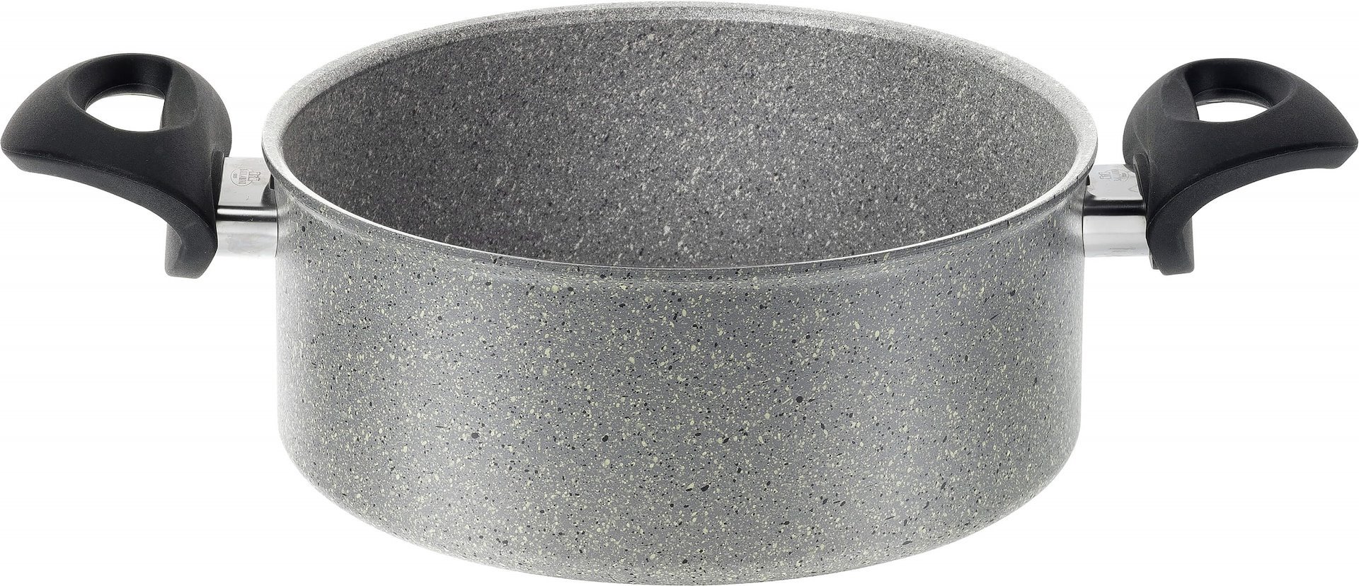 BALLARINI FERRARA Garnek granitowy indukcyjny z 2 uchwytami 24 cm