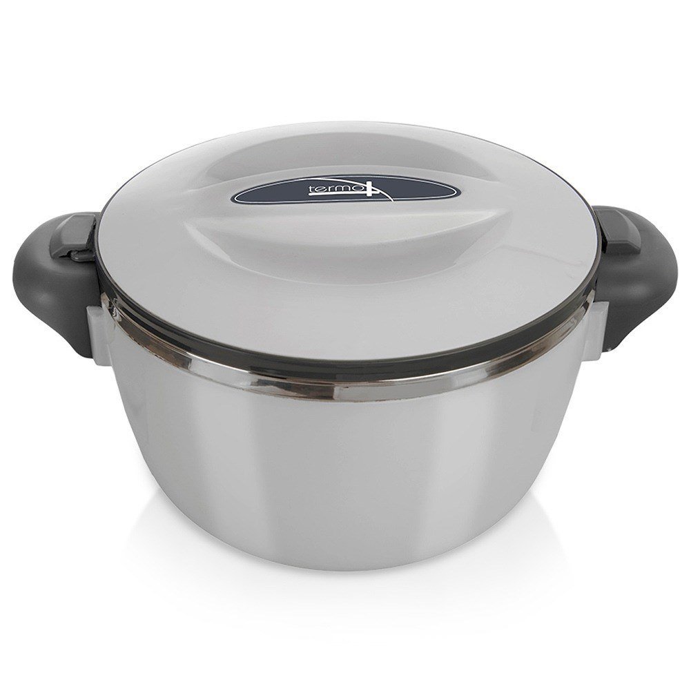 Termos obiadowy stalowy termomisa na zupę lody szary TERMO 900 ml ORION 128520