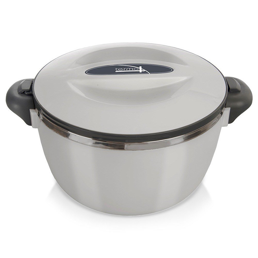 Termos obiadowy stalowy termomisa na zupę lody duży szary TERMO 2L ORION 128522