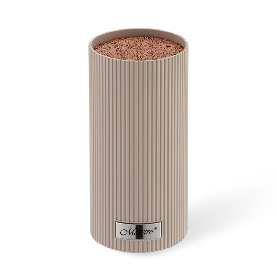 UNIWERSALNY BLOK STOJAK NA NOŻE PRZYBORY KUCHENNE BEŻOWY MAESTRO MR-1437-BG