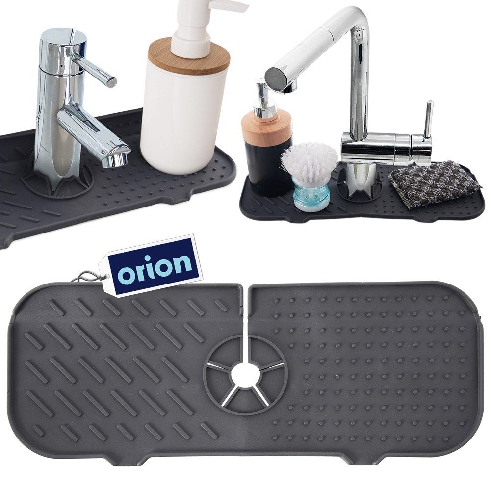 Mata na zlew do zlewu do suszenia naczyń silikonowa 36x14cm ORION 540118