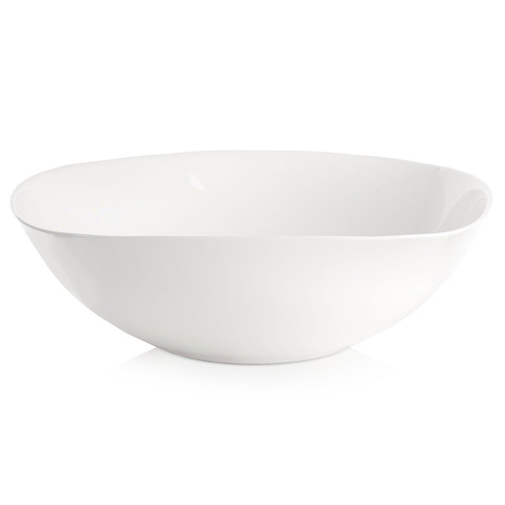 Miska szklana biała LUNA 25cm 2L ORION 127806