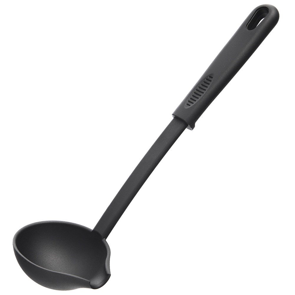 Chochla do zupy sosu mała łyżka wazowa czarna BLACKLINE 60ml 29cm ORION 144903