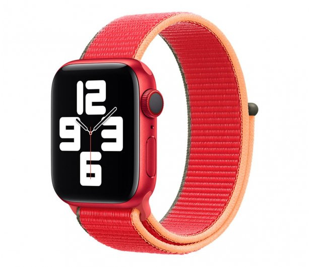 ORYGINALNA OPASKA APPLE SPORT LOOP 44MM MJG33ZM/A (PRODUCT) RED BEZ OPAKOWANIA