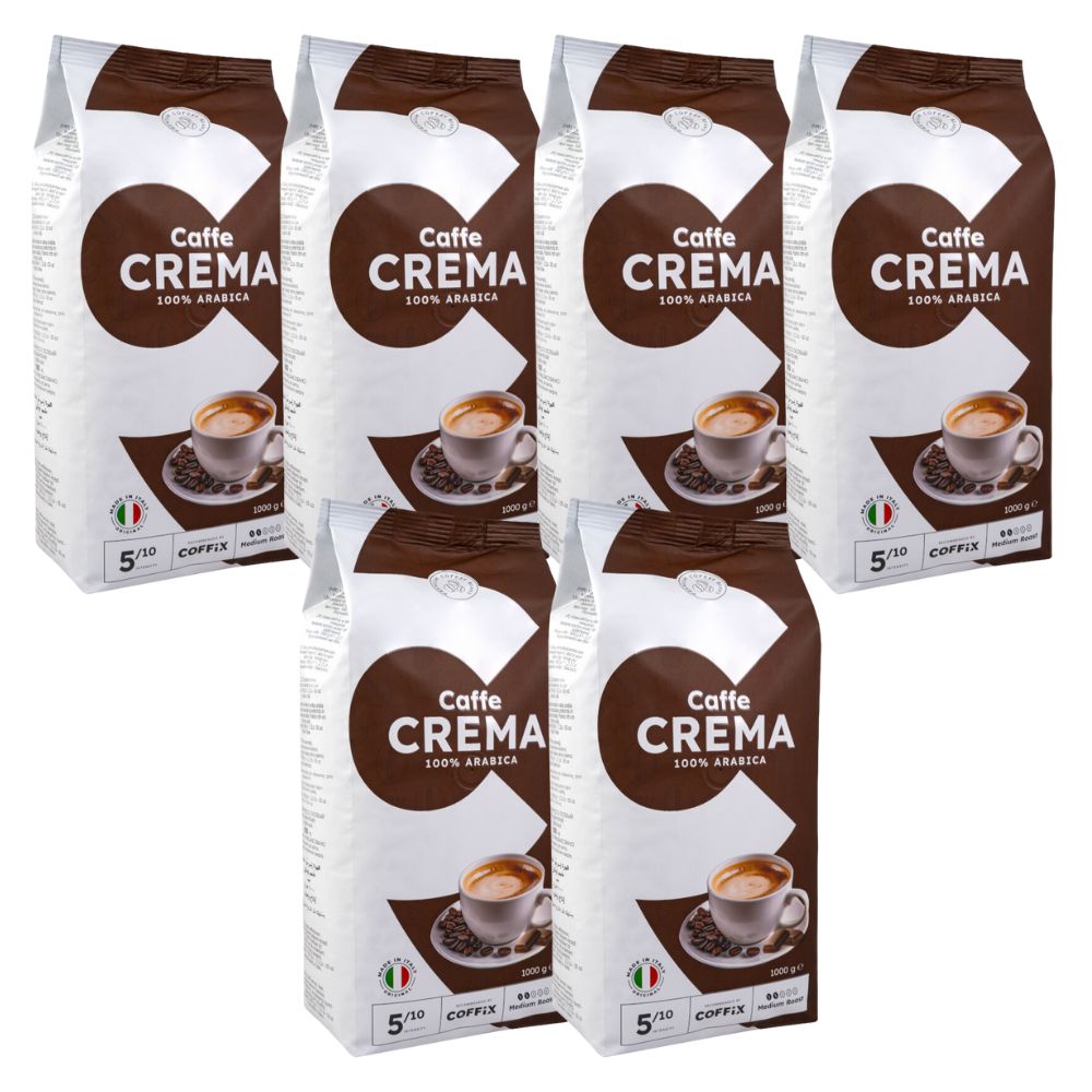 Kawa włoska ziarnista Caffe Crema 100% Arabica 6kg