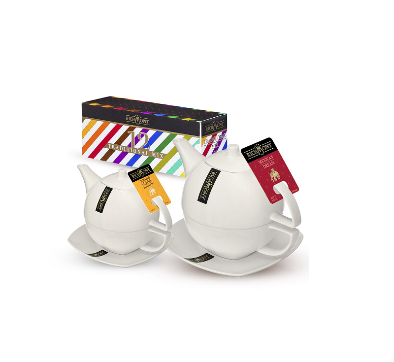 Zestaw Richmont 2 x Dzbanek Duo + Herbata