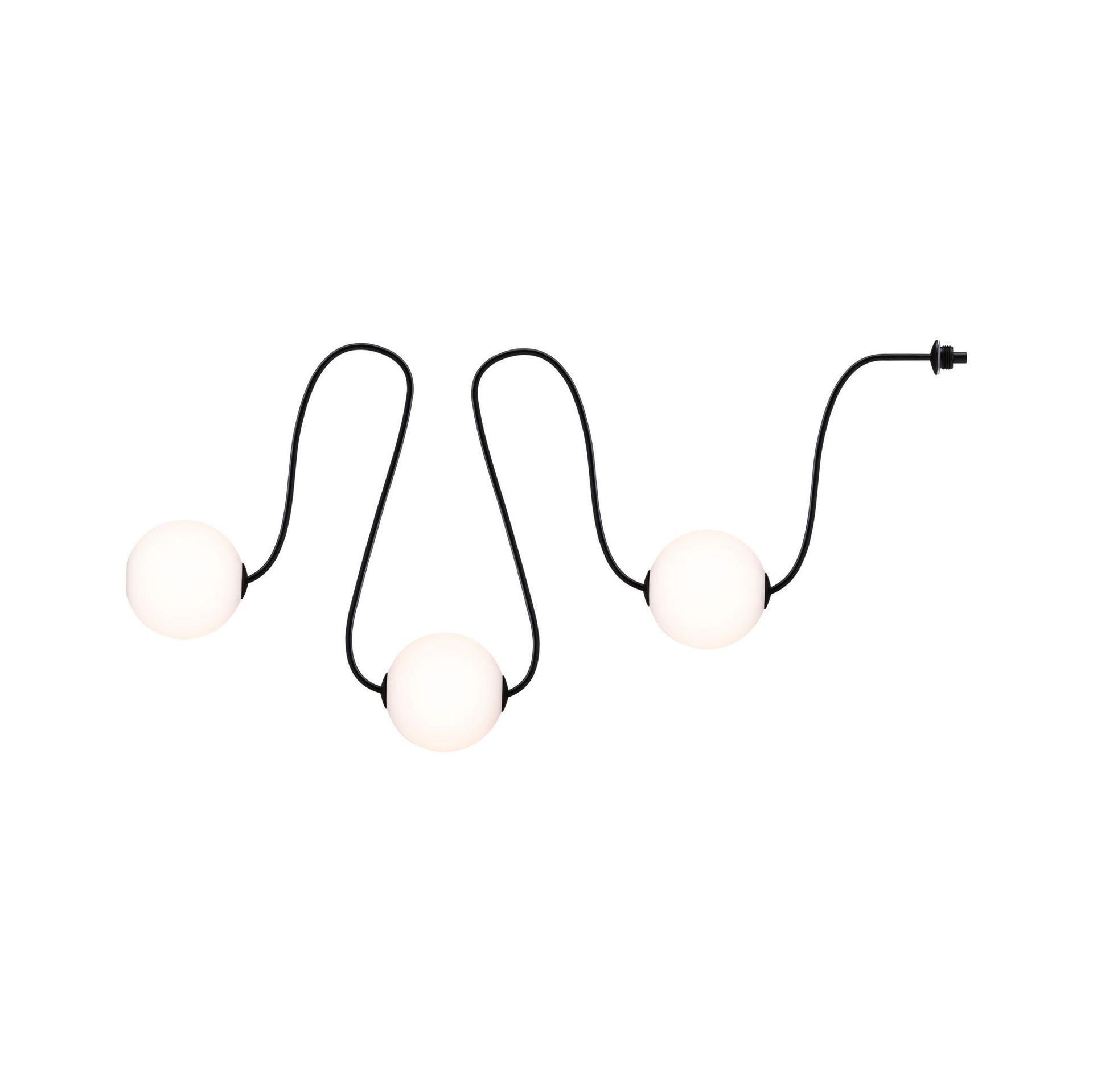 Łańcuch Świetlny SOLARNY TAINA 3x0,6W Plug & Shine kule 10cm girlanda- 1,71m