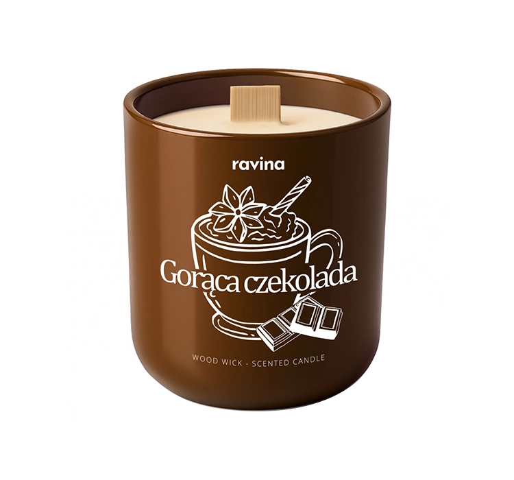 Ravina sojowa świeca zapachowa Gorąca Czekolada 175 g