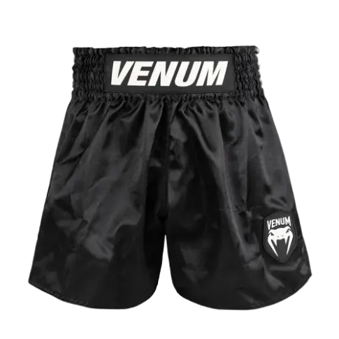 Venum Spodenki Muay Thai Shorts Classic Evo Black/White