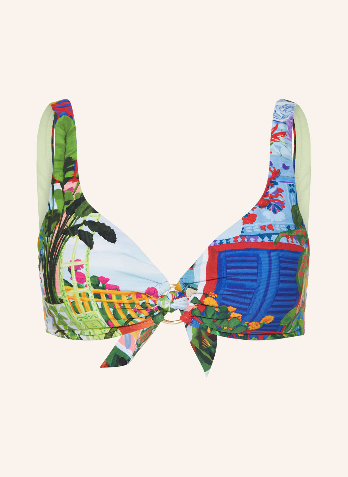 Seafolly Bralette Bikini Top La Boca blau