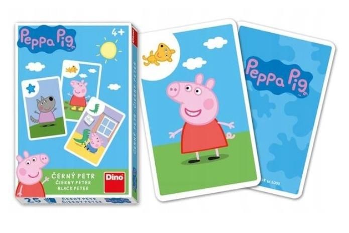 Karty do gry dla dzieci Czarny Piotruś Peppa Pro Kids - gra