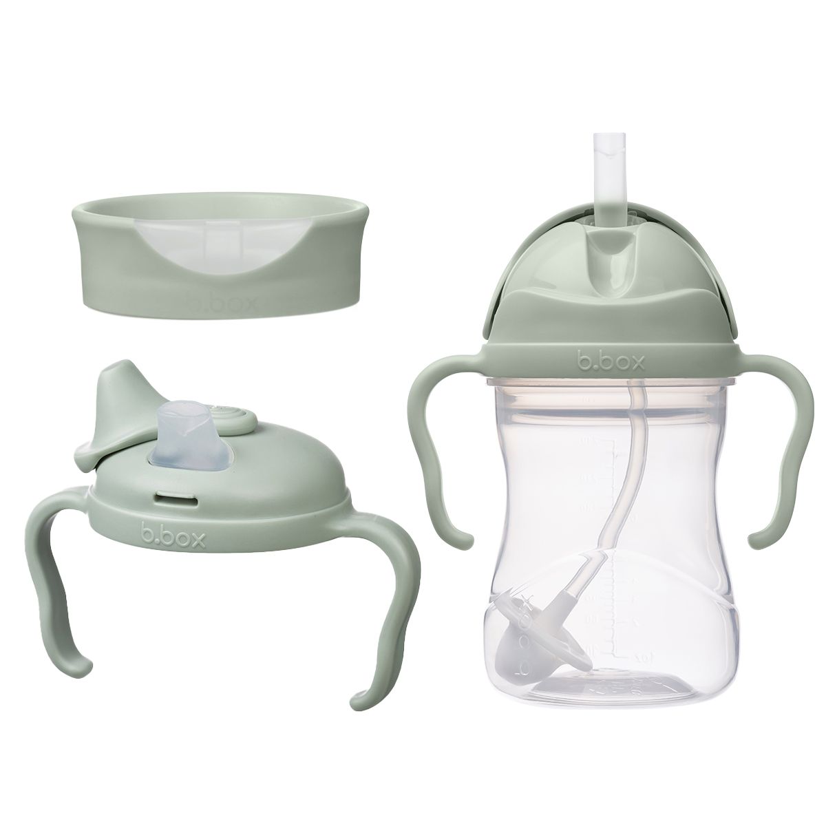 b.box Kubek 3w1 zestaw, Sage 240 ml - kubek
