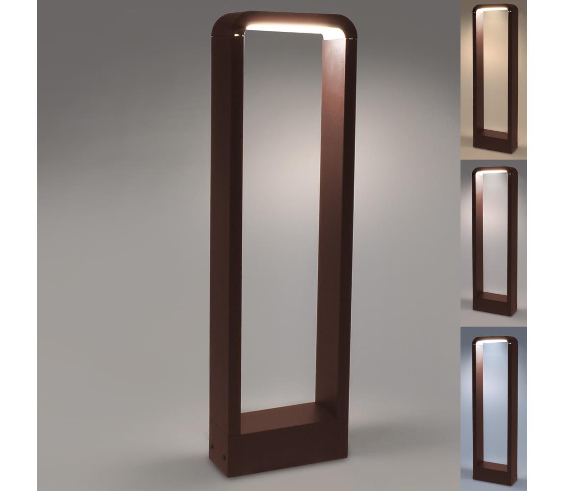 Brilagi - Lampa zewnętrzna LED BARI LED/7W/230V 3000/4000/6000K brązowa IP54 50 cm