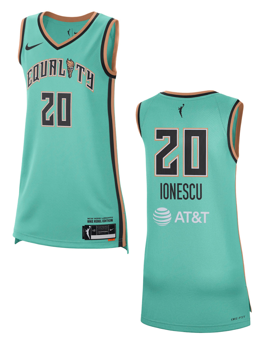 Koszulka Victory Nike WNBA Sabrina Ionescu Liberty Rebel Ed DJ4576-302 XS