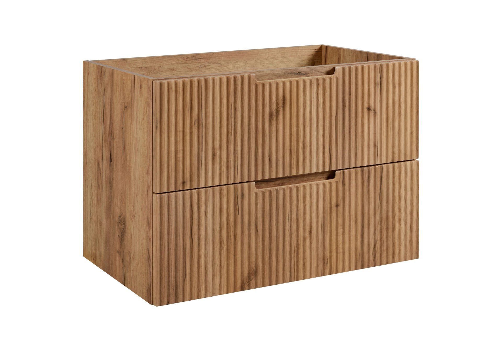 Szafka pod umywalkę Rodan Vena 80 cm dąb craft złoty