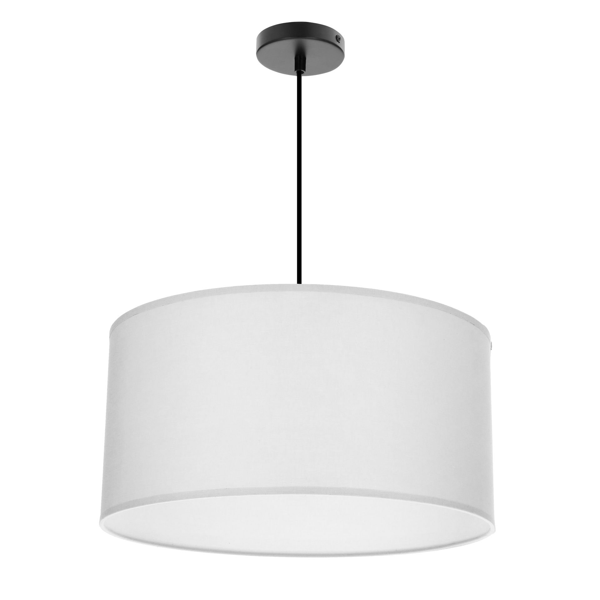 Lampa Wisząca Shanti 31-38678 1Xe27 Czarna Abażur Szary