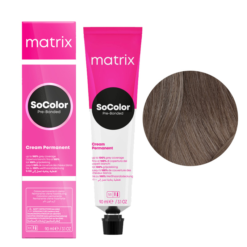 Matrix SoColor, farba do włosów z technologią Pre-Bonded, 6N, 90ml