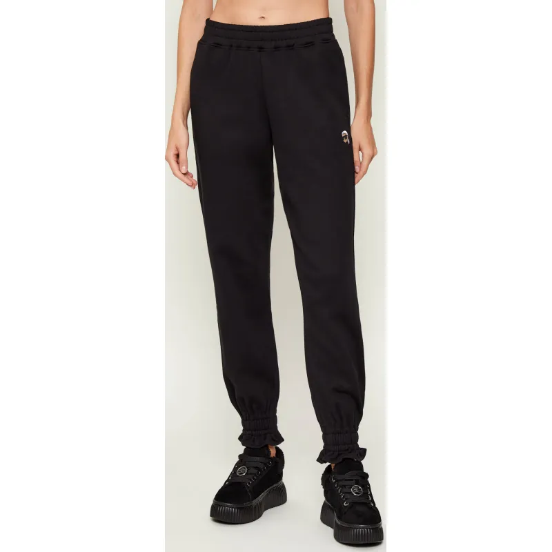 Karl Lagerfeld Spodnie dresowe ikon patch Relaxed fit