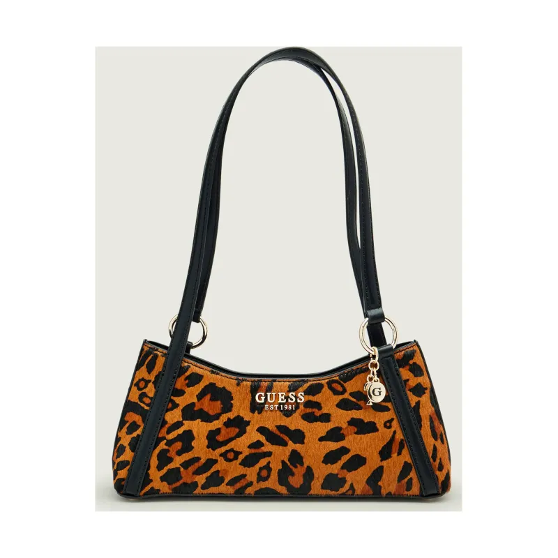 Guess Skórzana torebka na ramię DOMITILLA