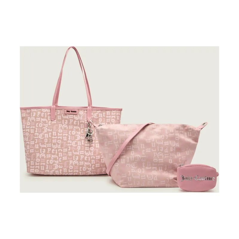 Juicy Couture Dwustronna shopperka 2w1 + saszetka Joan