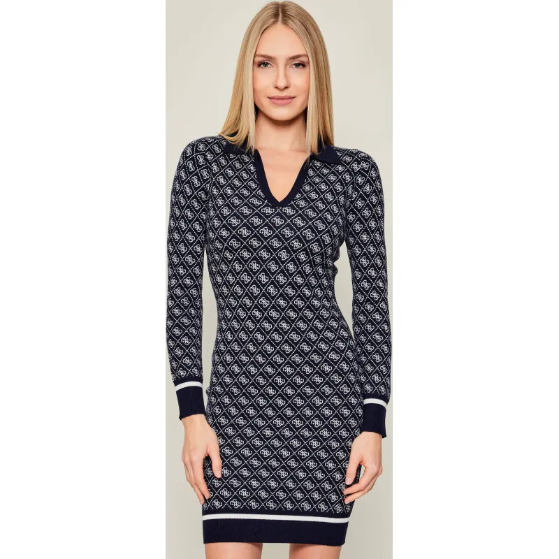 GUESS Sukienka AUBREY | z dodatkiem wełny