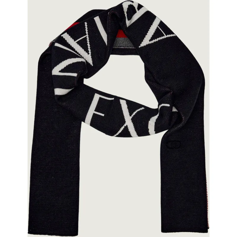 Armani Exchange Szal z dodatkiem wełny