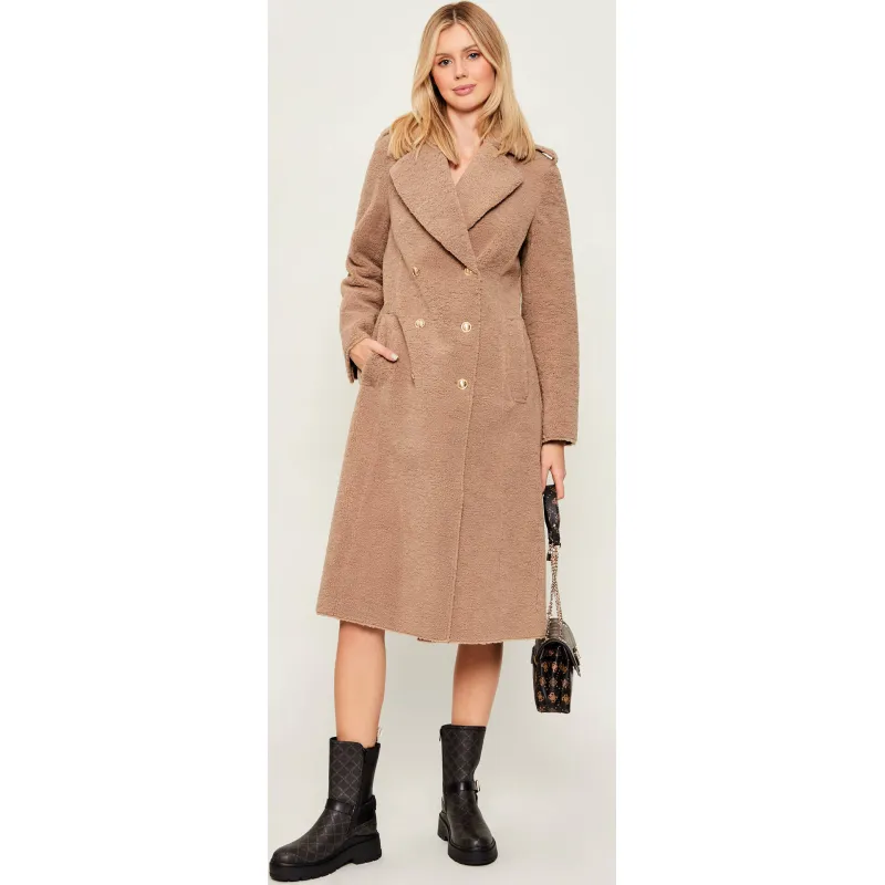 GUESS Płaszcz LAILA | shearling