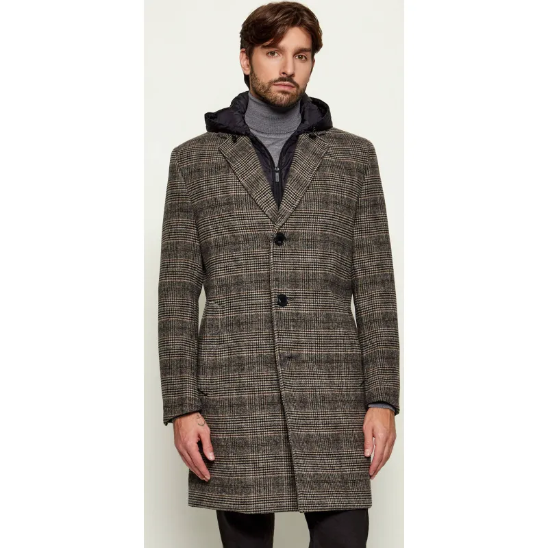 Karl Lagerfeld Płaszcz 2w1 | z dodatkiem wełny