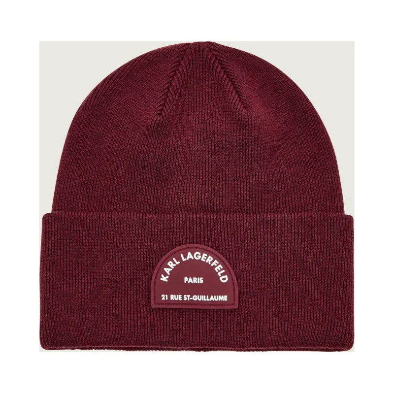 Karl Lagerfeld Czapka k/rsg z dodatkiem wełny
