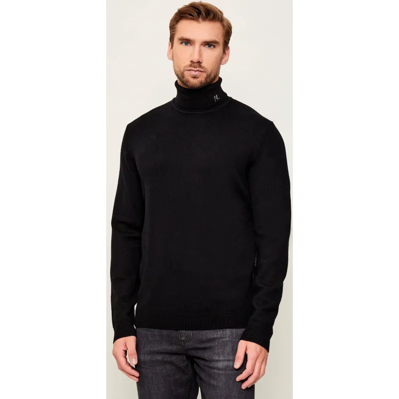 Karl Lagerfeld Wełniany golf | Regular Fit