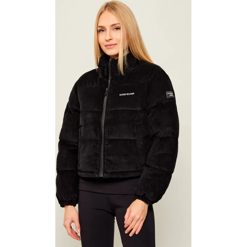 Guess Jeans Sztruksowa kurtka | Cropped Fit