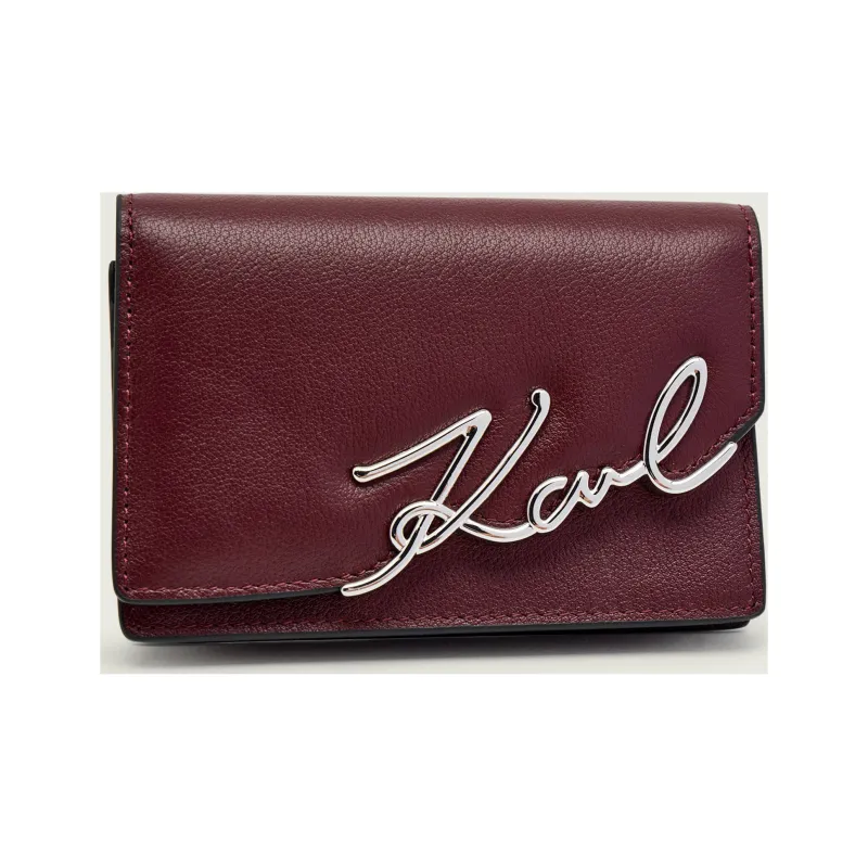 Karl Lagerfeld Skórzane etui na karty k/signature