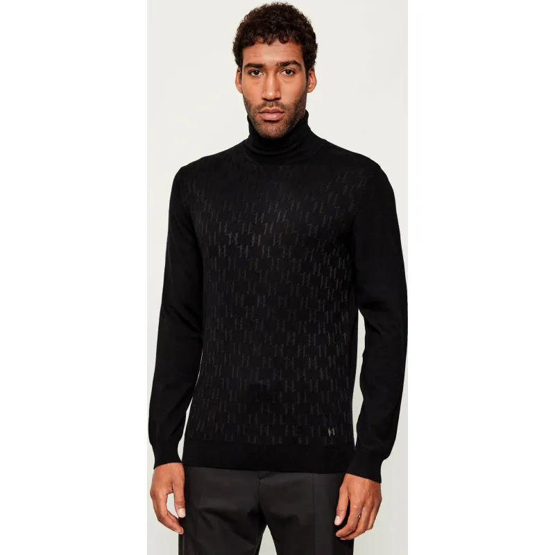 Karl Lagerfeld Wełniany golf | Slim Fit