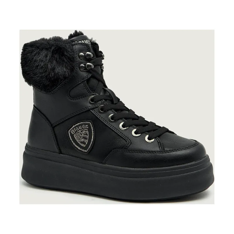 BLAUER Skórzane trapery EMERY01