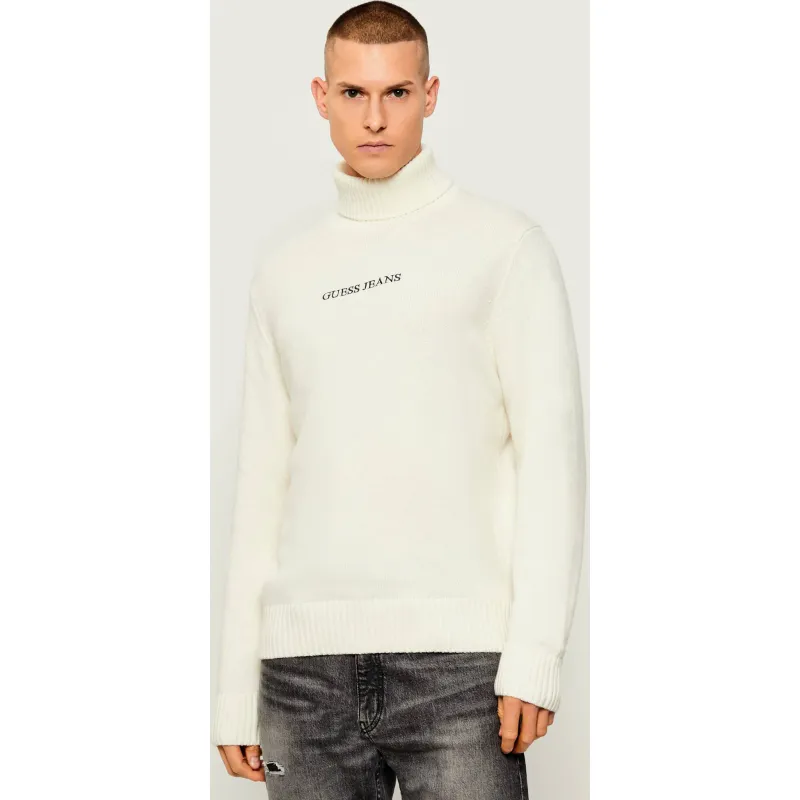 Guess Jeans Golf z dodatkiem wełny