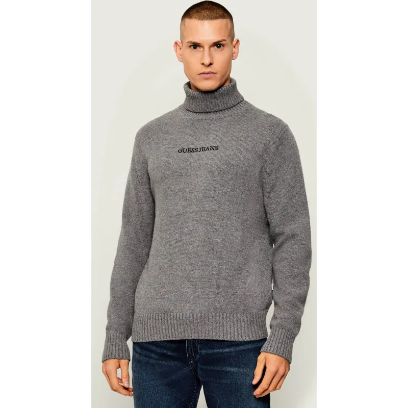 Guess Jeans Golf z dodatkiem wełny