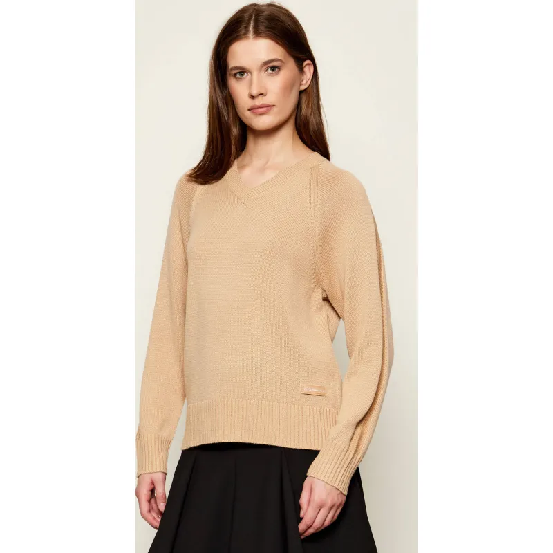 Armani Exchange Sweter | Regular Fit | z dodatkiem wełny