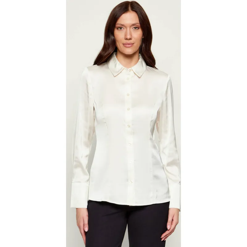 GUESS Satynowa koszula FERNANDA | Slim Fit