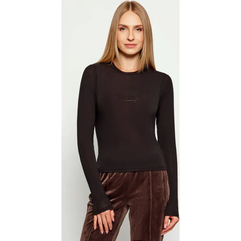 Juicy Couture Bluzka Sheer | Slim Fit