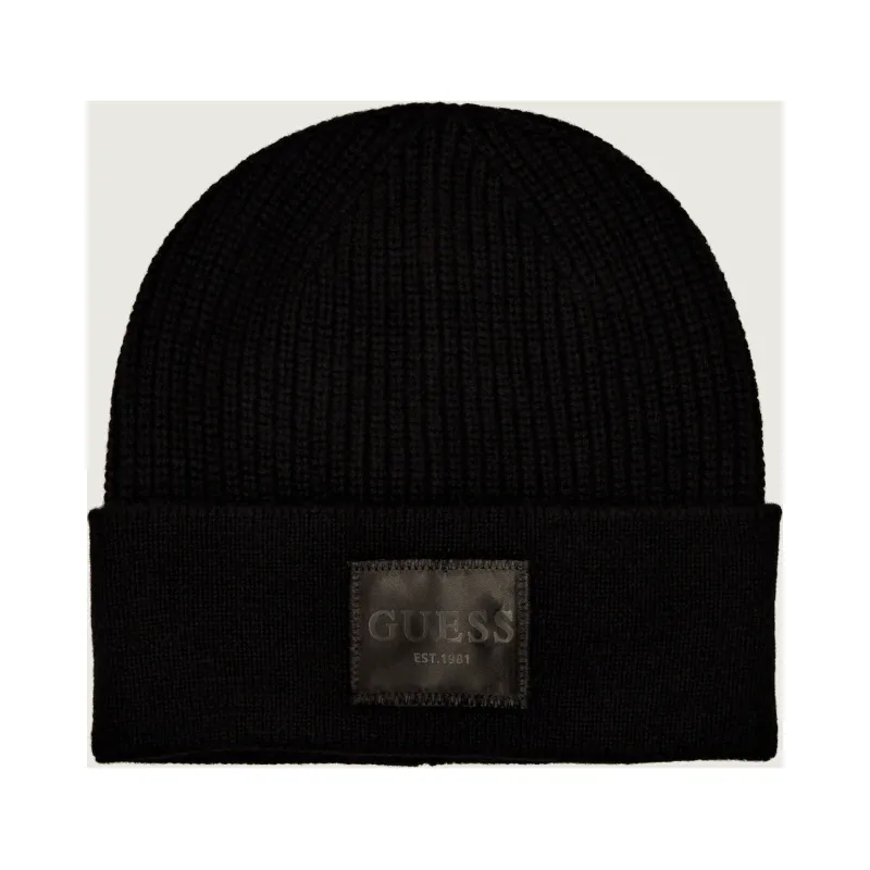 Guess Wełniana czapka BRENTON | z dodatkiem kaszmiru